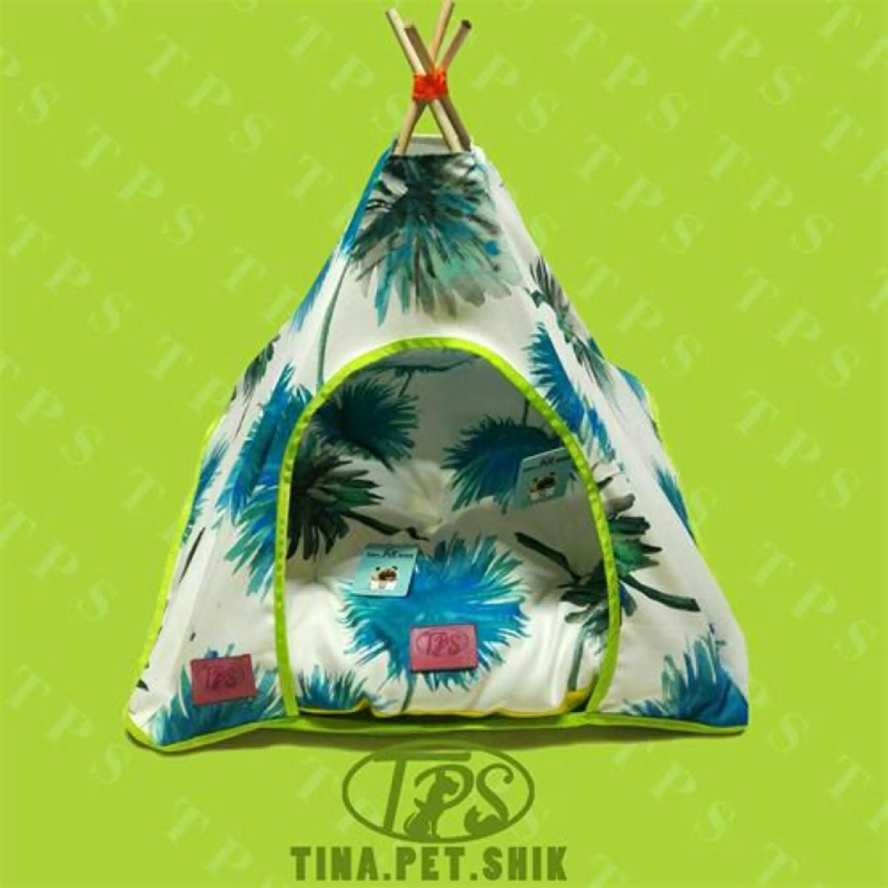 جای خواب سگ و گربه مدل سرخ پوستی تینا پت شیک جای خواب سگ و گربه مدل سرخ پوستی تینا پت شیک